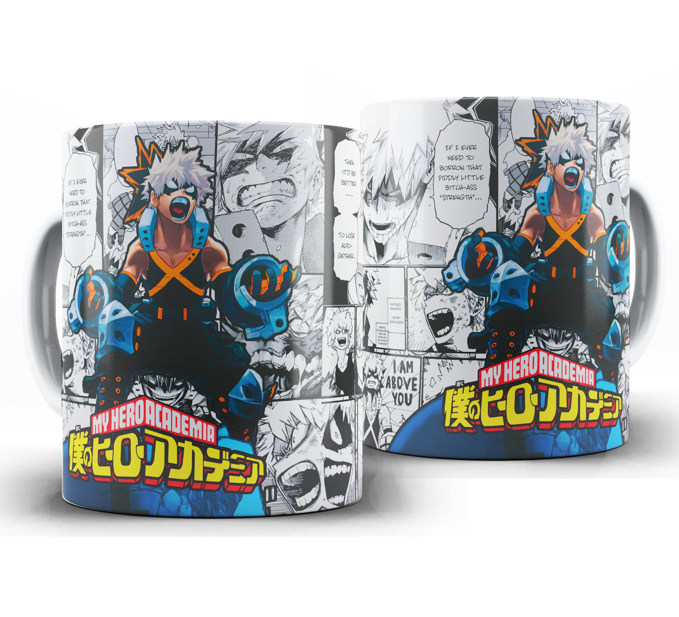 Caneca Anime Mangá - Boku no Hero Academia - Bakugou